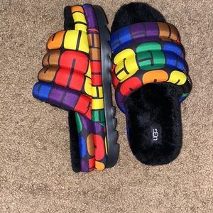 PRIDE slides brand NEW never worn! Get ready for Pride month…..